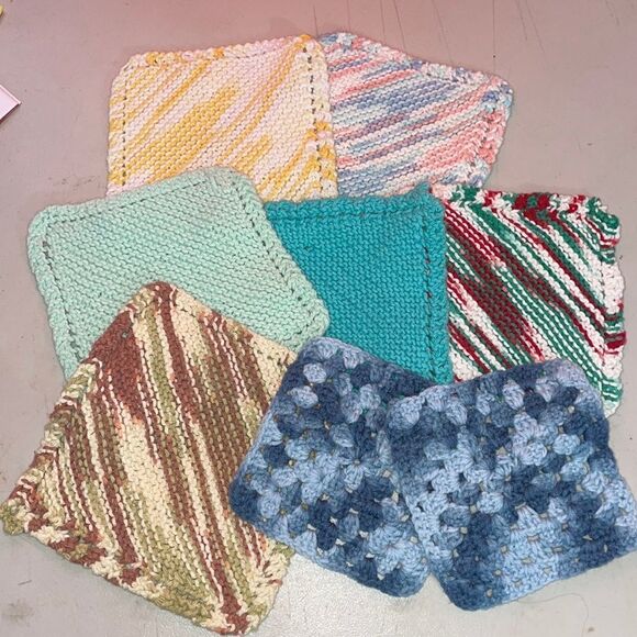 Set of 8 handmade pot holders - Picture 1 of 3